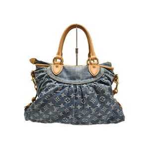 Louis Vuitton Bag Monogram Neo Shoulder Denim Blue Handbag Cabby